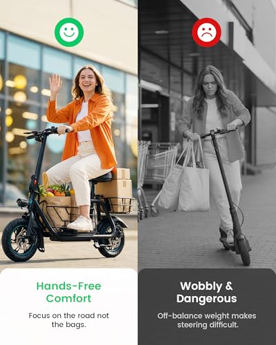 Gyroor Electric Scooter with Seat for Adults 20 Miles Range - Image 4