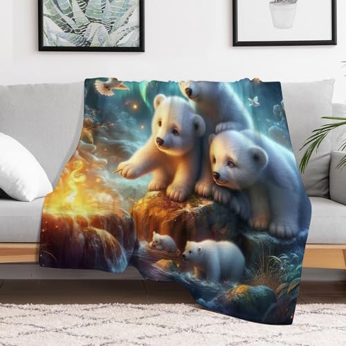Couverture polaire super douce chaude et plaid lit sofa b&eacute;b&eacute; - 3