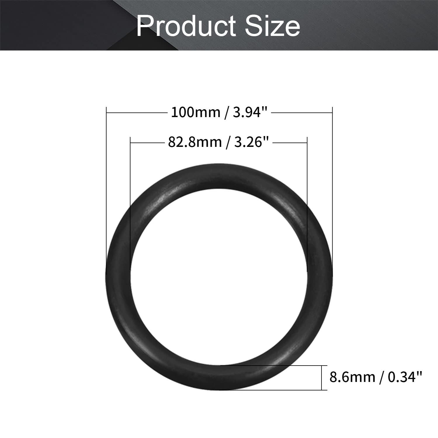 ニトリルゴムOリング 外径39 mm 内径33 mm 幅3 mm ☆ニトリルゴムOリング 外径39 mm 内径33 mm 幅3 mm - メルカリ