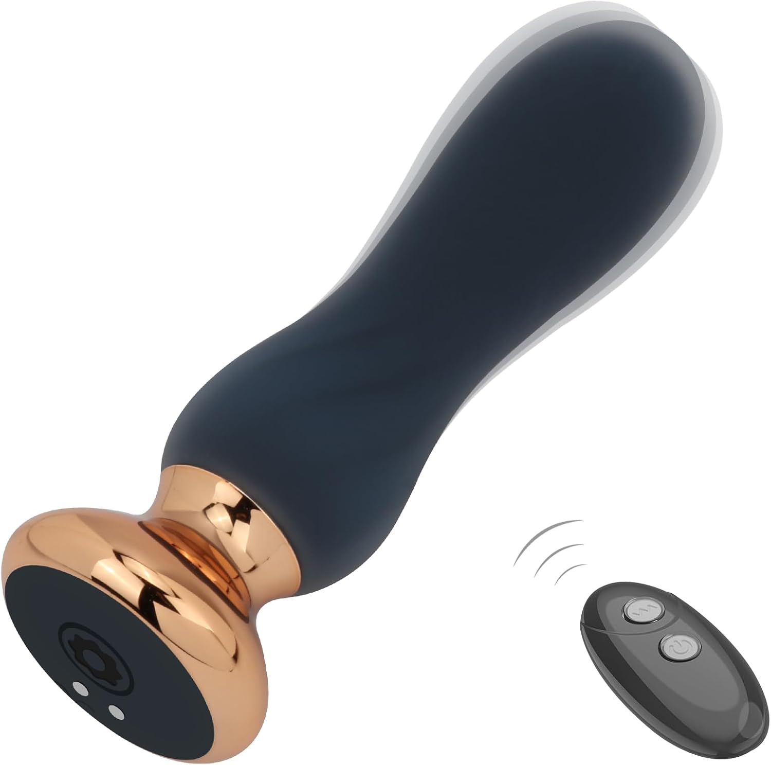 Vibrating Butt Plug Vibrators Dildo G Spot Vibrator with 10 Vibration Modes, Soft Silicone Powerful Vibrating Massagers for Clitoral Vagina and Anal Stimulation, Adult Sex Toys for Women or Men