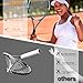 Tennis Racket Grip Tape, Tennis Grip Tape, Precut Anti Slip Tennis Overgrip Tape, 6 Pcs Black Overgrip Tennis Racket Racquet Grip Wrap Replacement Tennis Accessories for Women Men Pickleball Badminton