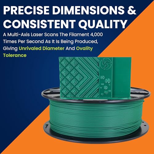 Image of 3D-Fuel Tough Pro PLA+ Filament for 3D Printing, Made in The, Forest Green