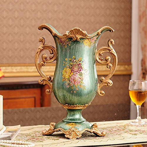 Vase en résine rétro incassable pour décoration de table hôtel et maison chic - 5