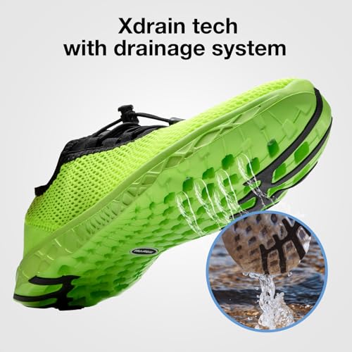 Image of ALEADER Men's Stylish Water Shoes, Quick-Dry Xdrain Water Sneakers, Lightweight & Comfort Footed