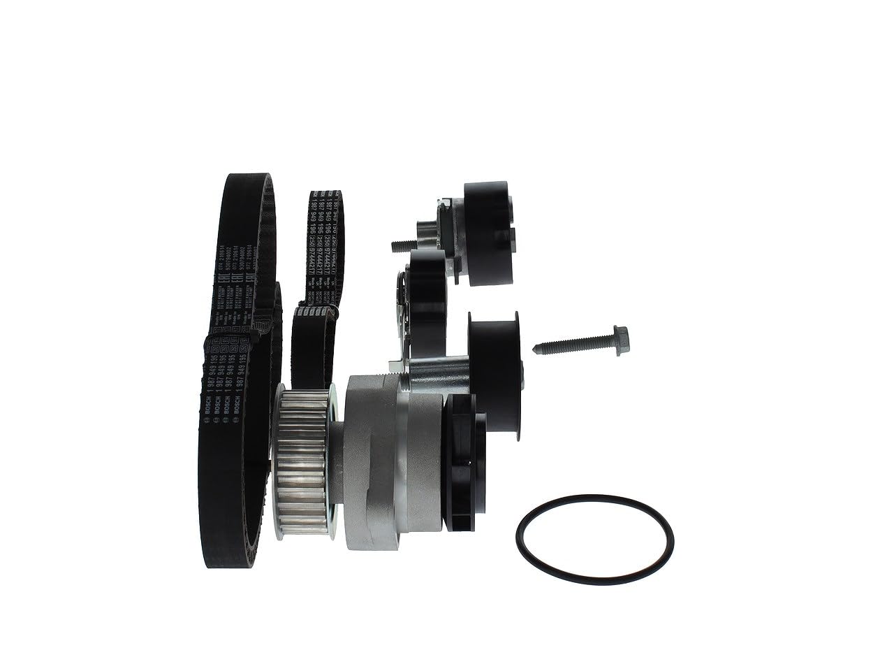 BOSCH 1 987 946 464 Bomba de agua + kit de correa de distribución Número de dientes: 130 20 mm Compatible con VW Golf 4 Hatchback 1J1 Bora Sedán 1J2 Polo III Hatchback 6N1 Bora Variant 1J6