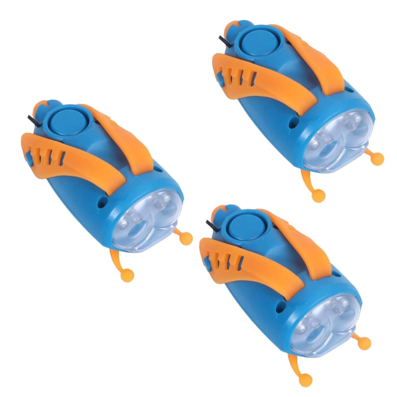 Sosoport 3pezzi Fanalino Anteriore per Bicicletta Kids con Luce LED e Tromba Accessorio per Bici Ragazzo Ragazza Ricaricabile Via USB Sicurezza e Divertimento per Passeggiate Notturne