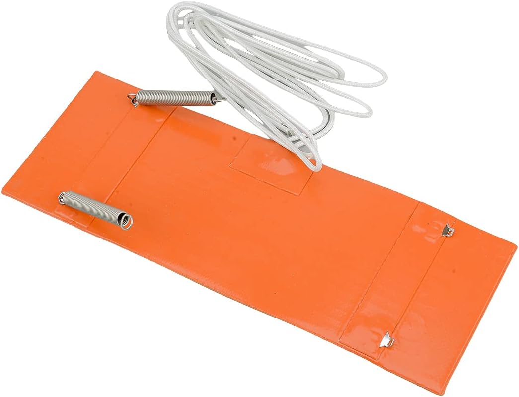 12V Silicone Electric Heating Ring Pad Car Fuel Filter Air Diesel Parking Heater Mat 250x90mm