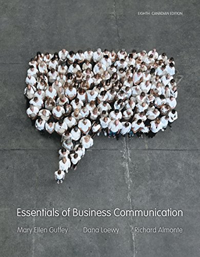 Essentials of Business Communication 0176531408 Book Cover
