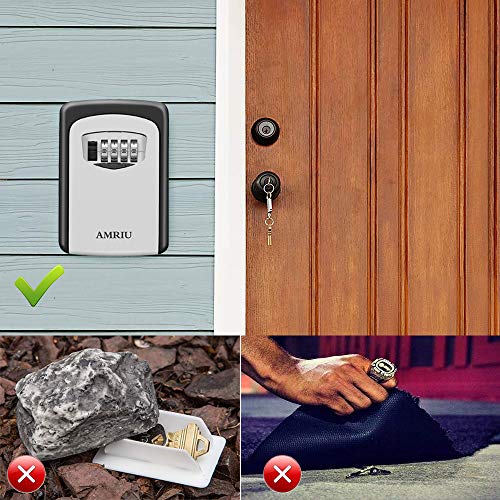 AMRIU Combination Key Lock Box More Convenient Key Box Best Outdoor