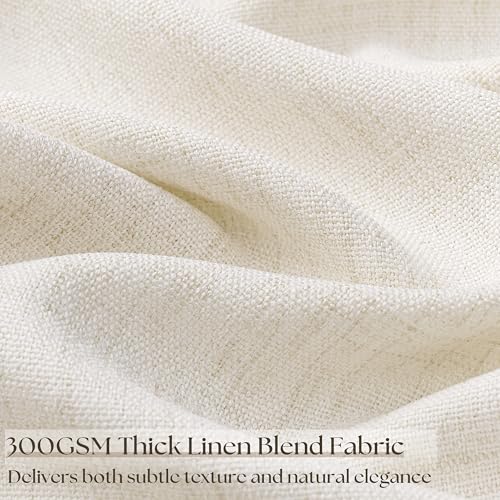 Image of 100 Inch Long Curtains for High Ceiling Living Room Cream 52x100