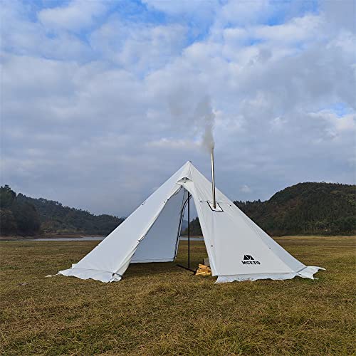 Tipi Hot Tent con Estufa Retardante para 5-8 Personas miniatura 7