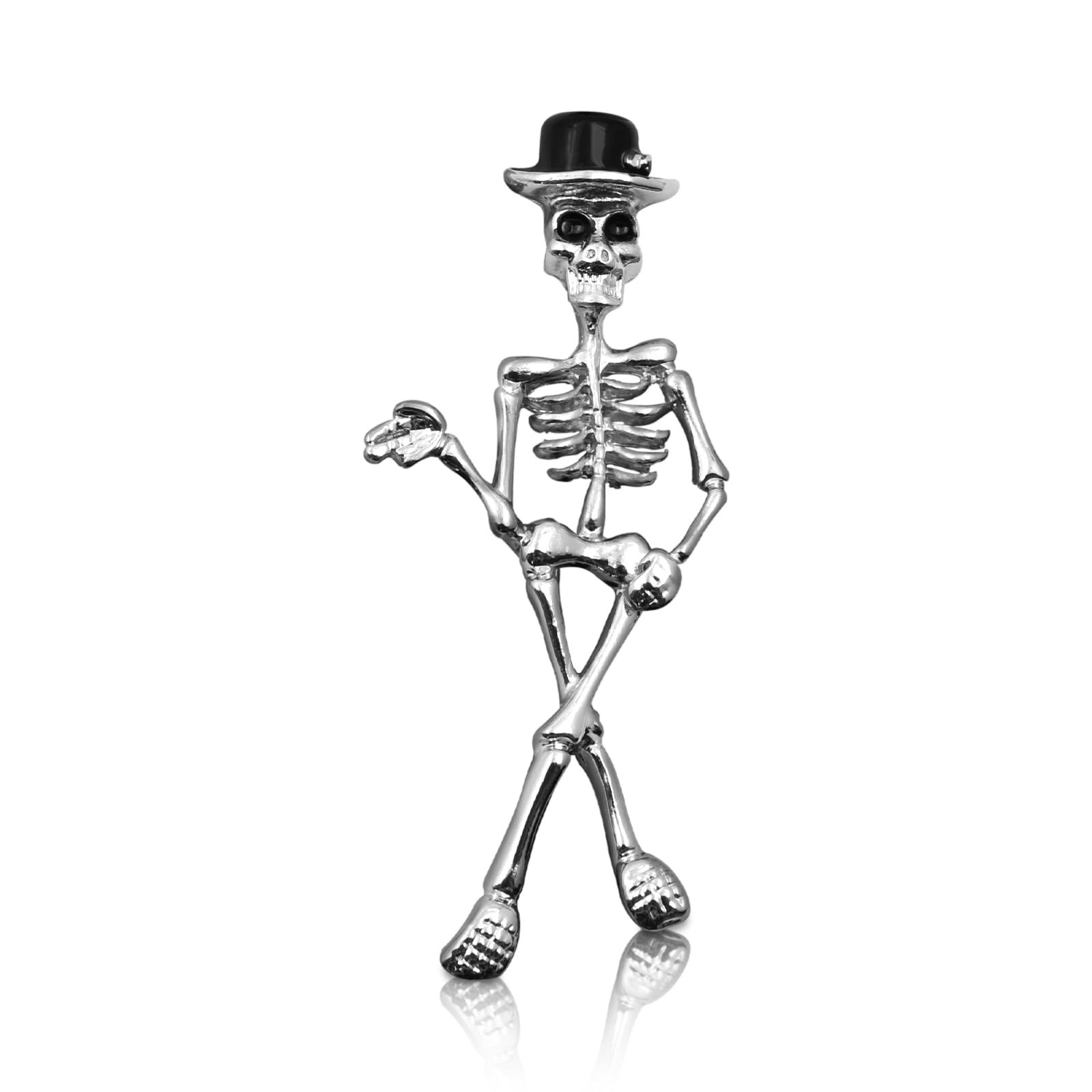 Insignias para ropa de calavera y bufandas góticas de invierno 8