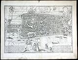  Traiectum - Utrecht Traiectum Holland Braun Hogenberg map Plan gravure engraving