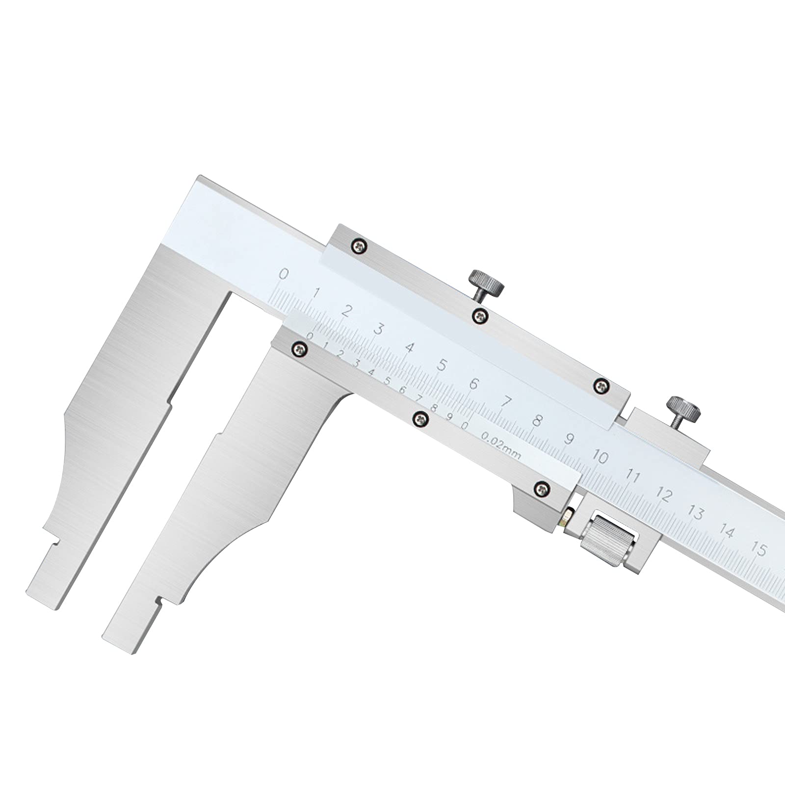 Calibro a Corsoio ad Alta Precisione in Metallo in Acciaio Inossidabile Righello di Misurazione di Precisione per Progettisti, Ingegneri e Meccanici(Size:0-1500mm)