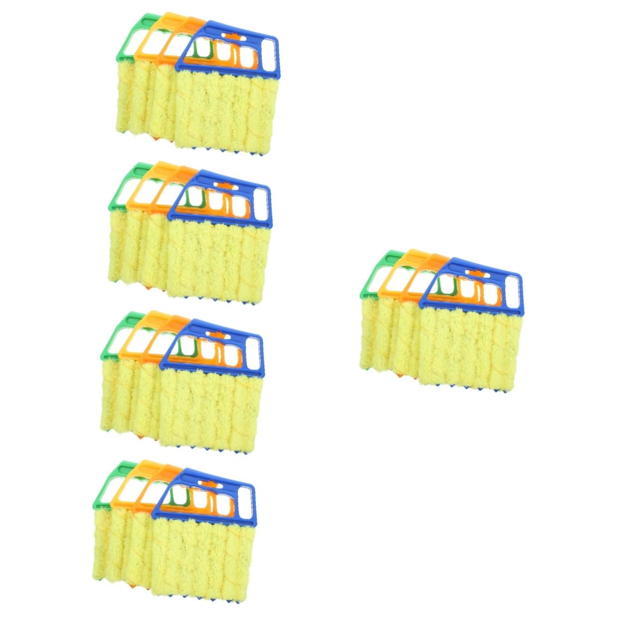 Ipetboom 20piezas Limpiador De Persianas y Ventilación Cepillo Multiusos para Limpieza De Persianas Ventiladores y Acondicionadores Diseño para Accesos Difíciles