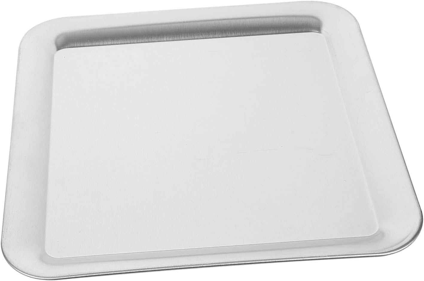 Stainless Steel Serving Tray Silver for Cakes and Snacks