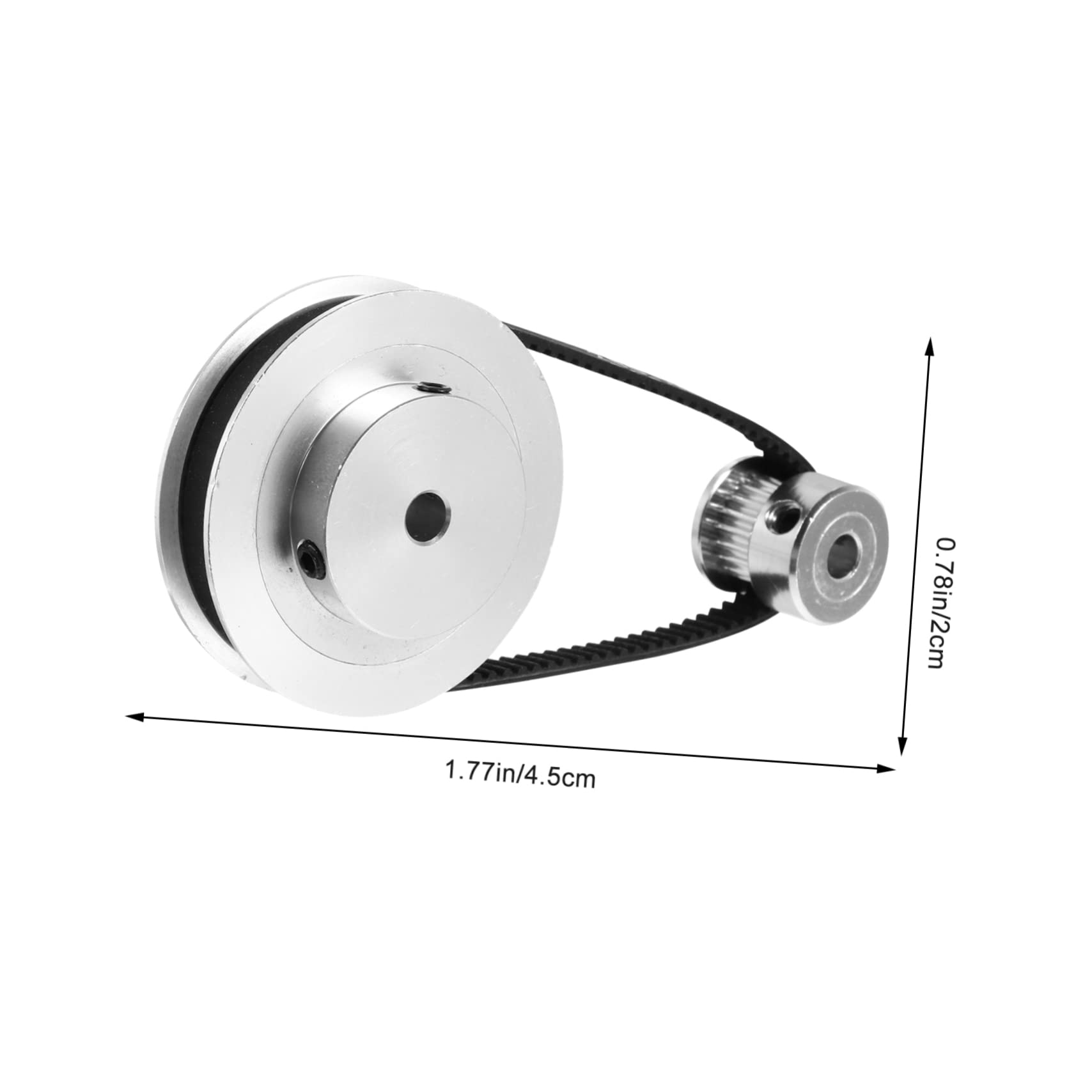 OUNONA Mechanical Belt Pulley Synchronous Pulley 6mm Wide Belt for 3D Printer CNC Milling Machine
