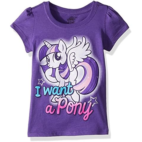 My Little Pony Girls' Grape Violet T-Shirt Cover