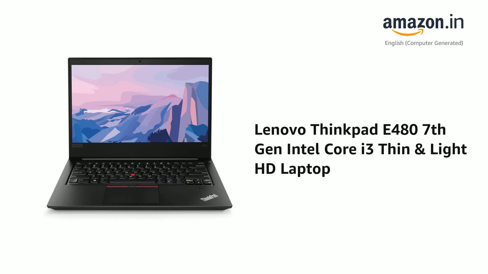 Lenovo - ThinkPad E480（Core i3-7130U SSD 500GB） Lenovo - ThinkPad E480（Core i3-7130U SSD 500GB） ThinkPad