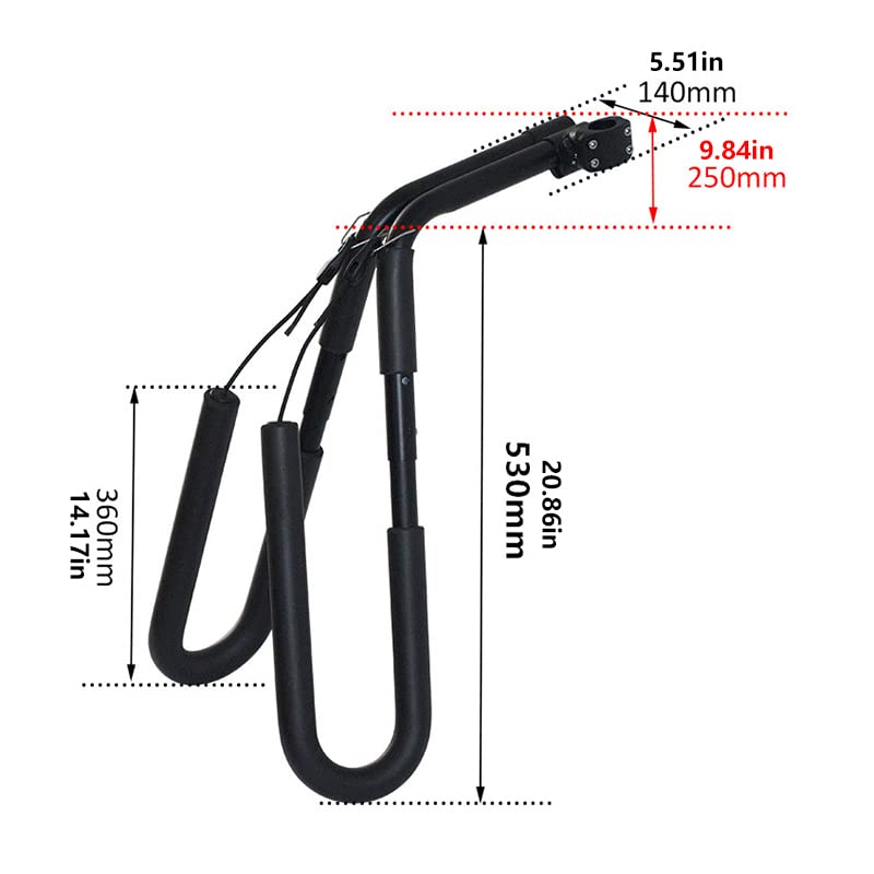 Amazon | Kazhzyhi 自転車サーフボードラック 調整可 サーフボード