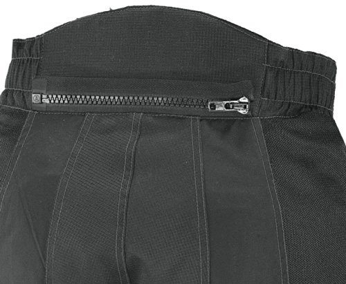 Nerve 1511071204_06 Pantaloni Moto Run, Nero, 2XL