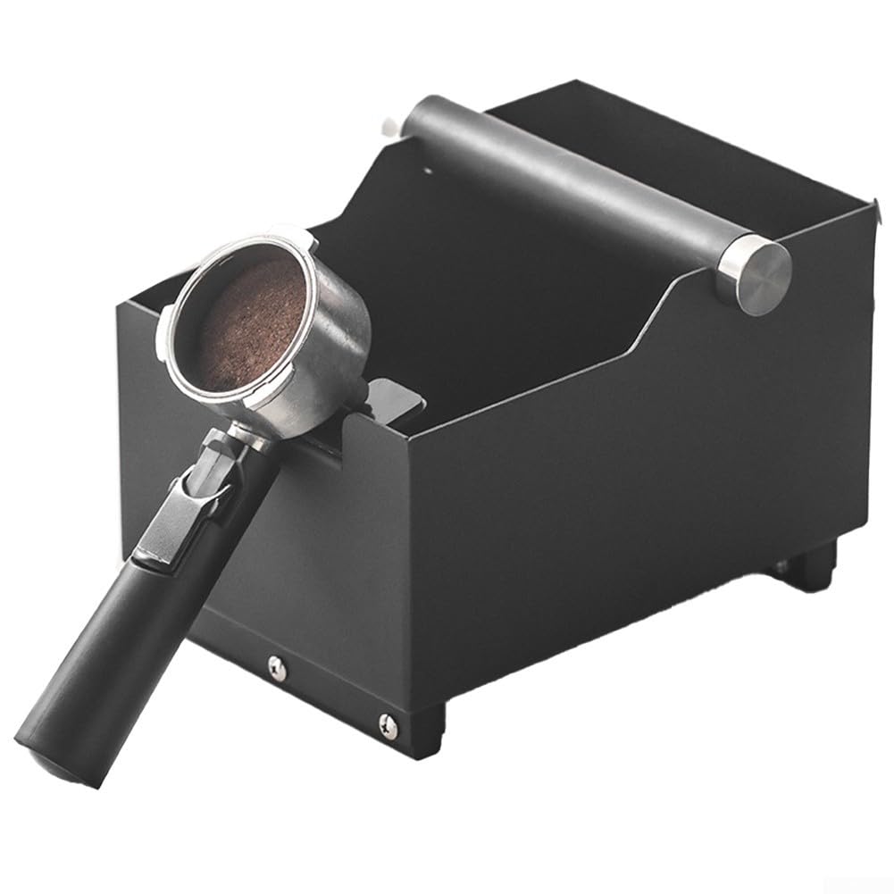 Cafetera para acero Inoxidable Doble Función Cafetera para acero | función prensar y raspar, gestión eficiente posos, para herramienta esencial para barista, para acero duradero