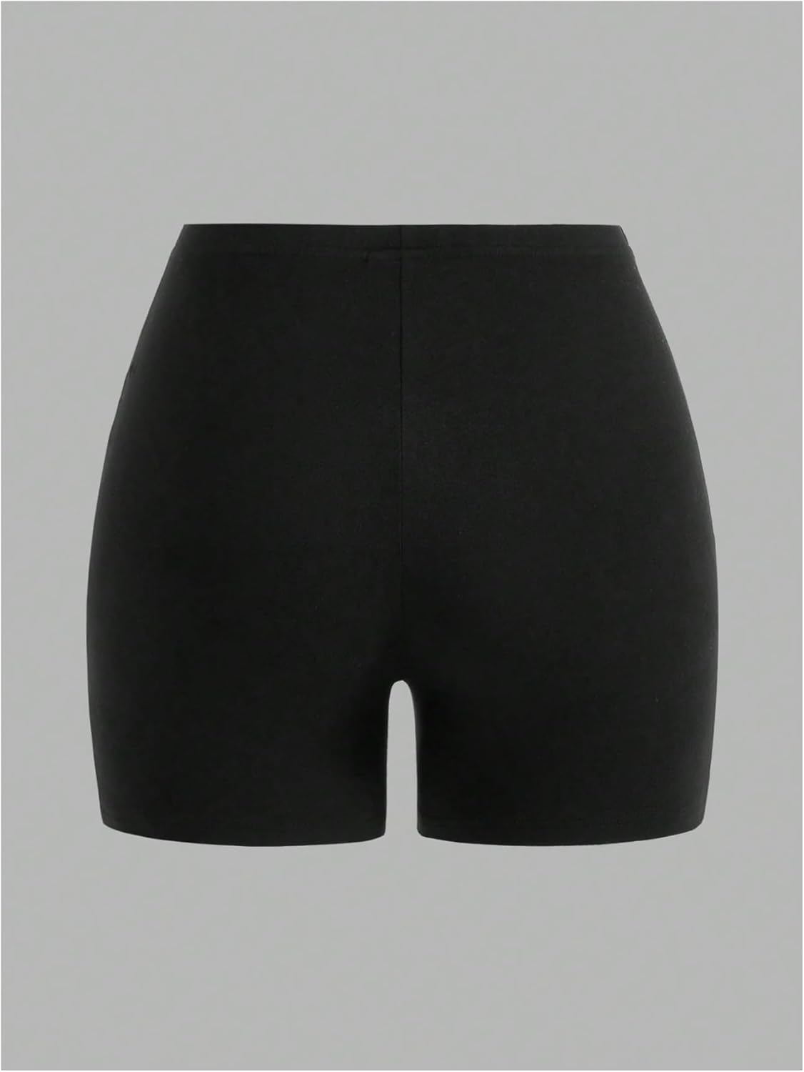 WDIRARA Women's 2 Pack Bikers Shorts High Waisted Workout Running Yoga Gym Short Leggings - Image 4