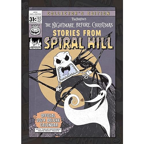 Nightmare Before Christmas 2024 Special Edition Calendar: With Detachable Artwork For Framing