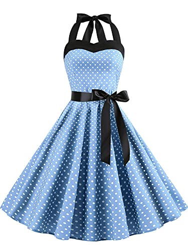 Sexy Backless Party Jurk Vrouwen Zomer Backless Retro Jurk Rock Robe, Pettiskirt Rood, XL - Image 5