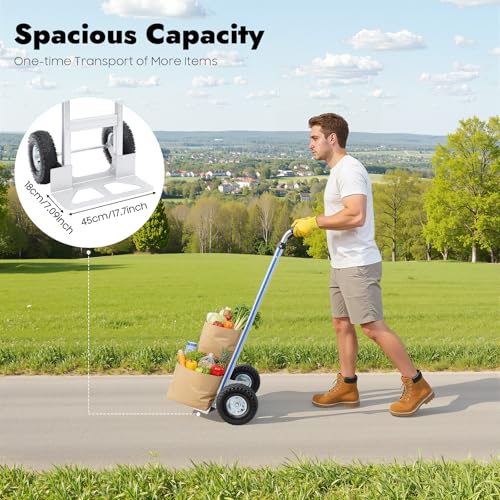 Carrito plegable resistente para mudanza 500 lbs miniatura 7