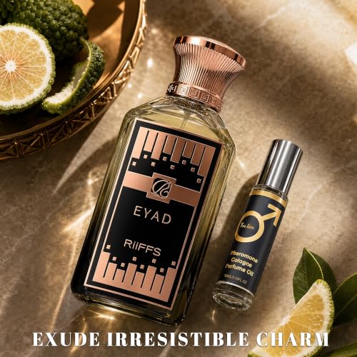 Image of AFLUXE Men's EDP Pheromone&Parfum, Aromatic Woody Fragrance-RFS Eyad | Long Lasting Perfume for Men, Eau de Parfum Spray, 3.74 Fl Oz-4