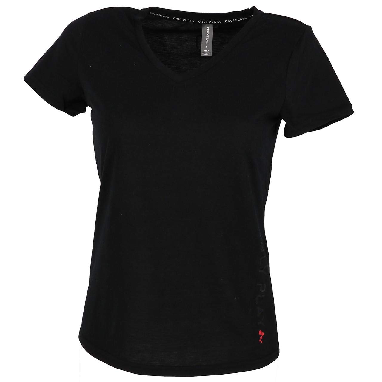 Only Play Women's Onpperformance Athl V-neck Ss Tee T-Shirt