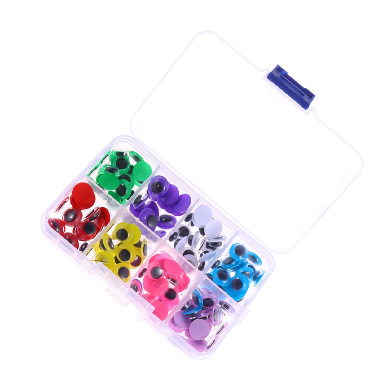 TOPPERFUN 160 Pack 10mm Eyes Craft Eyes for Doll Making Toys and Decorations Ideal for Boys and Girls' Projects