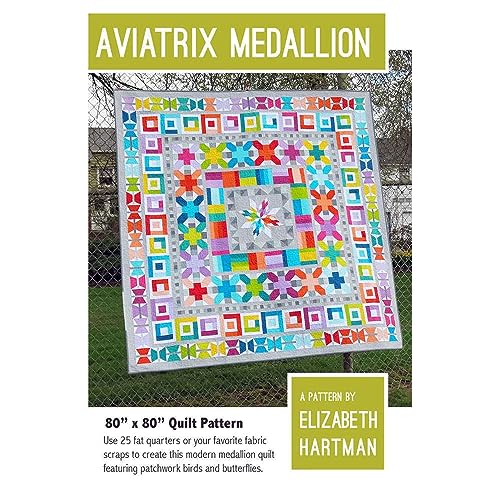 Elizabeth Hartman Aviatrix Medallion Quilt Pattern (006)