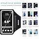 Sportarmband Handy Universal, Handyhalterung Joggen Mit Kopfhörer Tasche Running Armband für iPhone 16 Pro Max/15 Pro/14 Pro/13/12/11 Handytasche für Joggen Running Bis zu 6,9