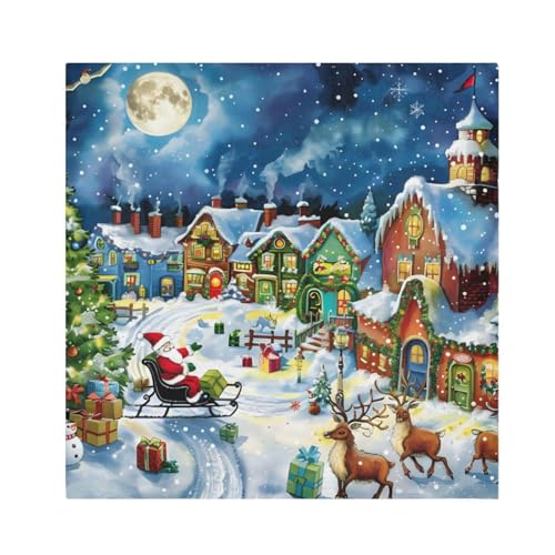 Servilletas de Tela Navidad Set 6 Multicolor 20x20 in miniatura 1