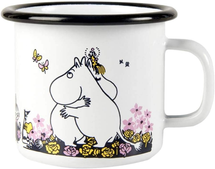 Muurla - Moomin enamel mug - Hug White
