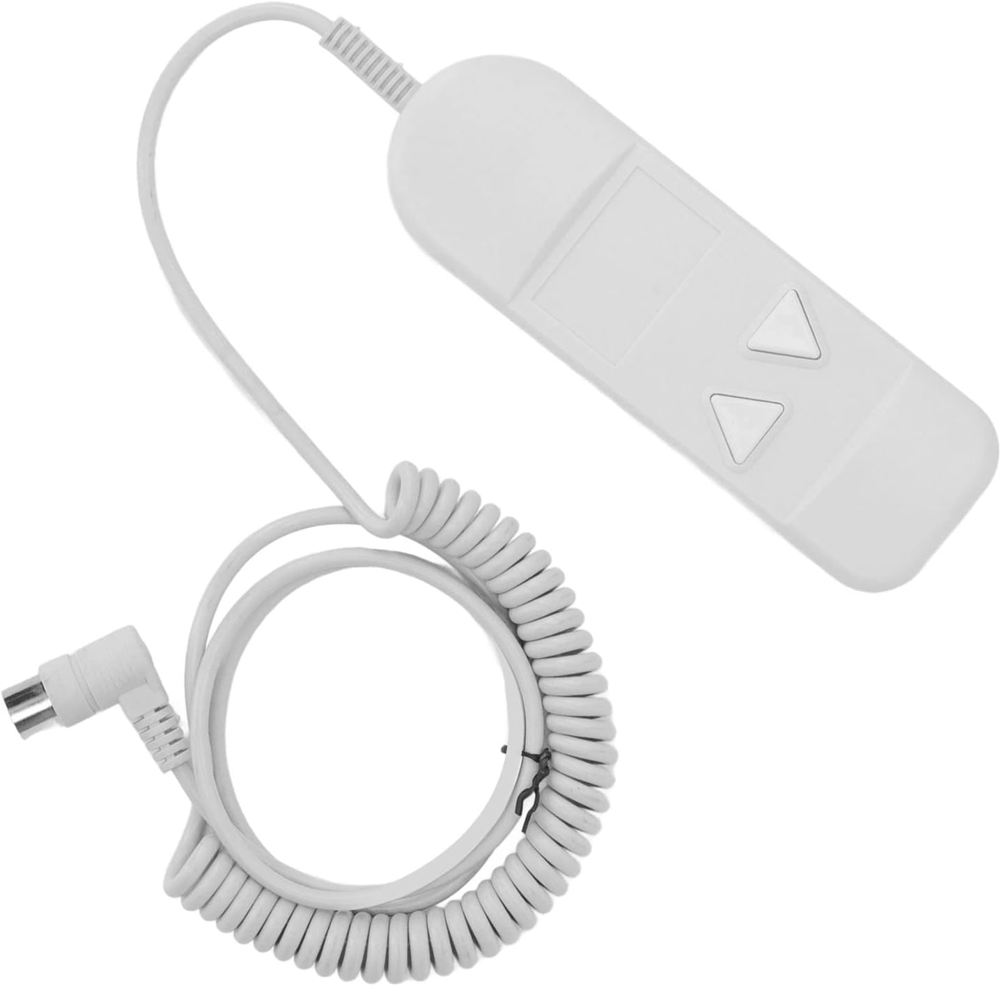 Power Recliner Controller, Plastic 2 Button 8 Pin Remote Handset Controller Up Down Control 90 Degree Angle Round Plug Lightweight for Home