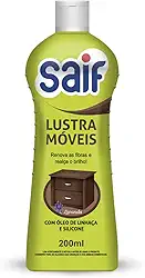 Lustra Móveis Lavanda Saif 200Ml, Saif, Lustra Móveis Com Óleo De Linhaça E Silicone, Amarelo, Renova As Fibras E Realça O Brilho, Facilitando Sua Vida, Maximizando Toda Limpeza