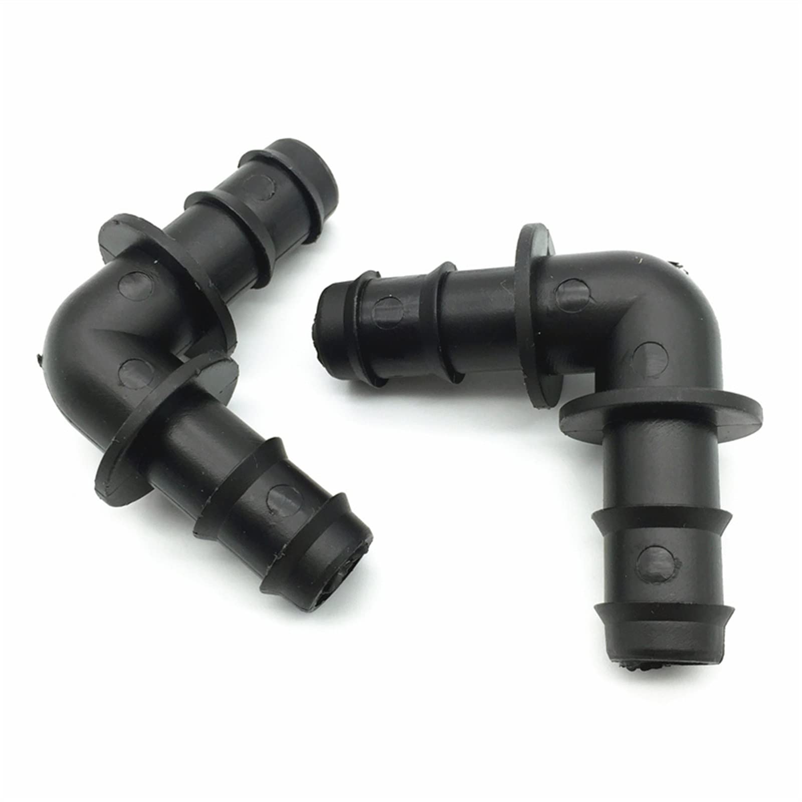 Giardino all'aperto 60pcs 12mm Sistemi di irrigazione agricola Attrezzature industriali Parti di collegamento della conduttura Tubo acqua dello sterzo a 90 gradi Raccordi per irrigazione