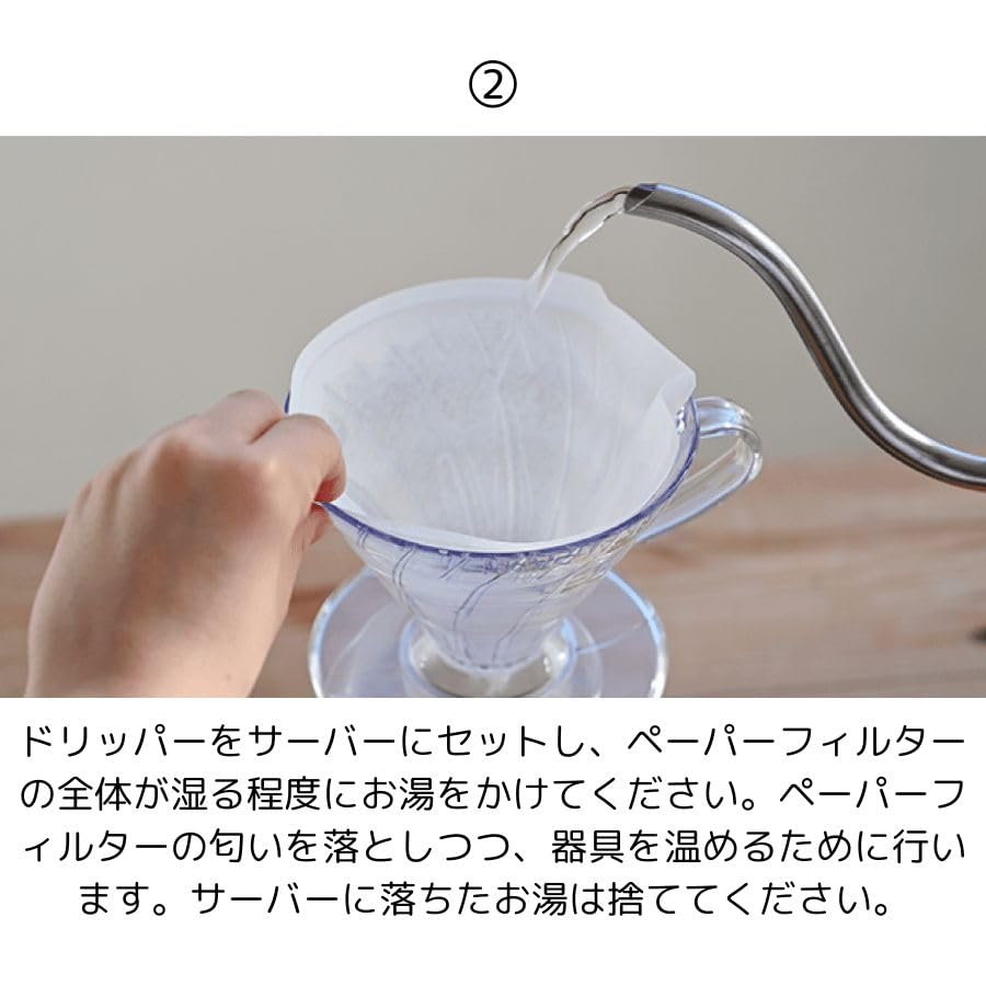 Amazon.co.jp: V60 フィルター | V60用ペーパーフィルター03W | VCF-03