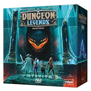 Dungeon Legends Board Game – Cooperative Card-Based Adventure in The Avel Universe! Immersive Fantasy Strategy Game for Kids & Adults, Ages 10+, 1-4 Players, 60-90 Min Playtime, Made by Rebel Studio
