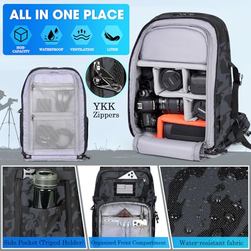 Mochila para cámara SDYSM para DSLR y mirrorless 15.6" miniatura 3