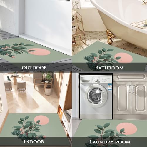 Alfombra entrada casa sin tropiezos de 60x90 cm lavable que no se mueve del suelo 7