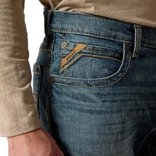 ARIAT Men's M4 Low Rise Stretch Stockton Stackable Straight Leg4