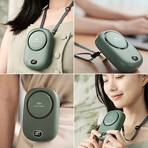 Ventilateur de cou portable USB mini ventilateur de taille blanc - 4