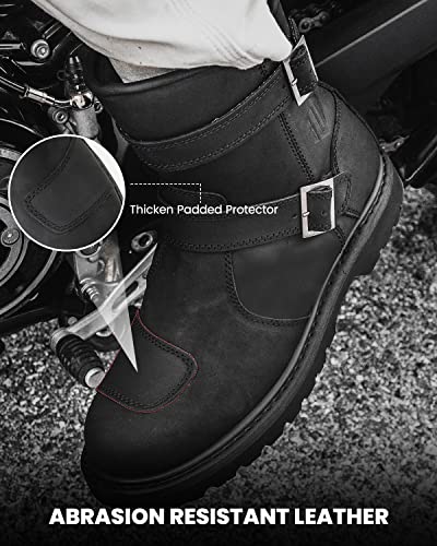 ILM Leather Motorcycle Riding Boots