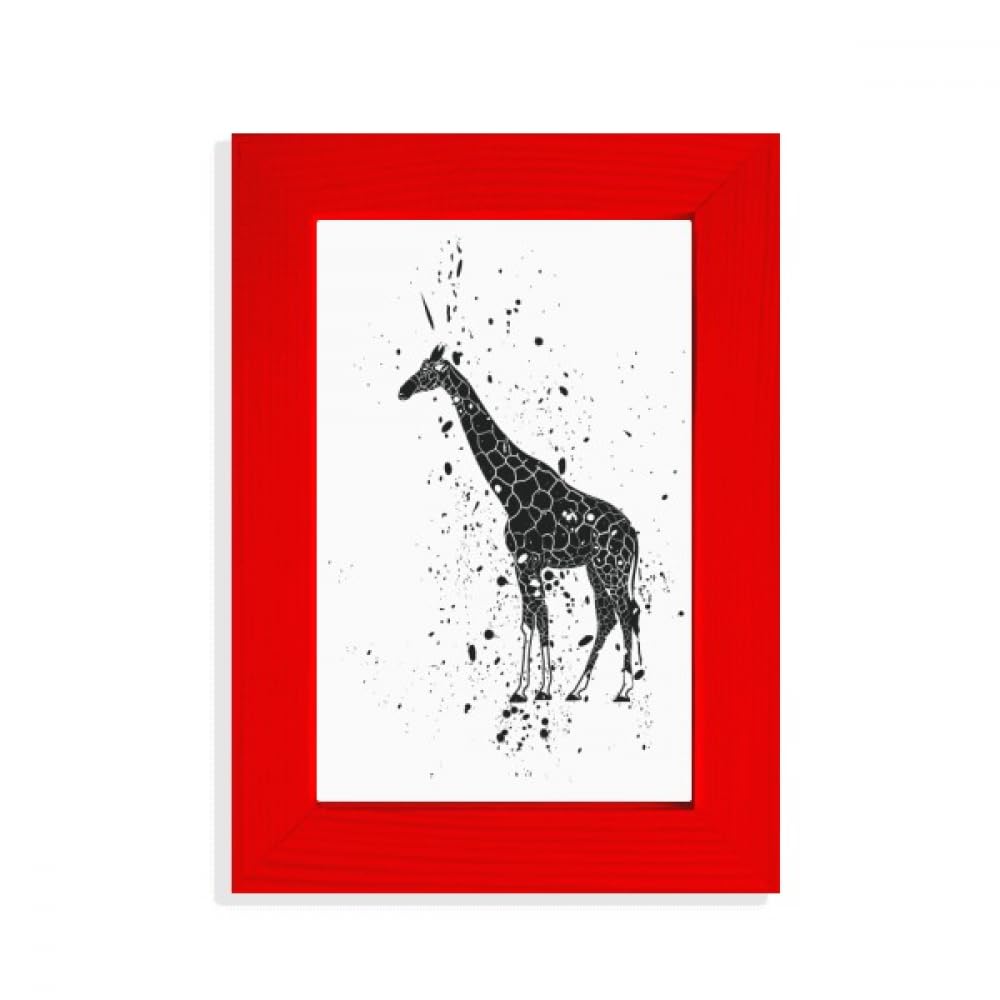 Cadre photo rouge et girafe mexicaine pour égayer une chambre enfant triste