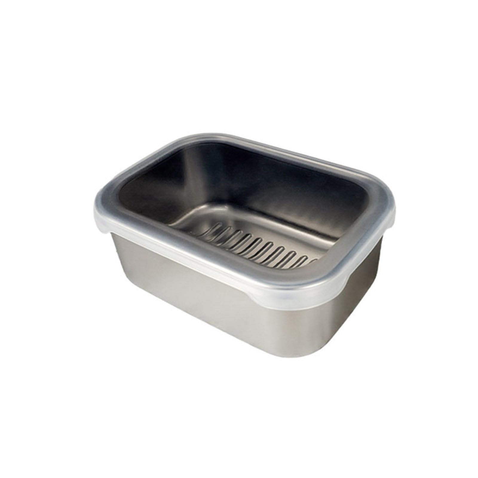 Piceioep Easy to Cleaning Stainless Steel Container Saves Time and Effort for Busy Individuals Long-Lasting Stainless Steel Box with Hermetic Seal Keeps Meals