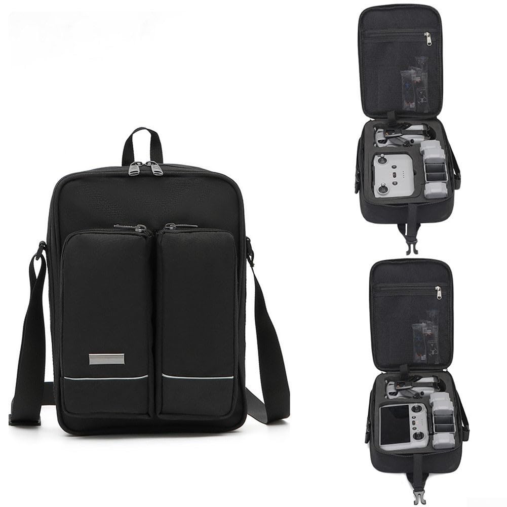 Torba do przenoszenia DJI do mini 5 Pro Kit – odporna na uderzenia obudowa z kieszenią z siatki na kabel i stację ładującą – kompaktowa torba podróżna do kamer sportowych i gimbal zapewnia